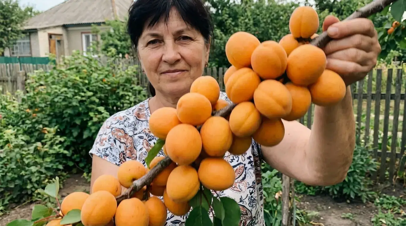 Людмила з урожаєм